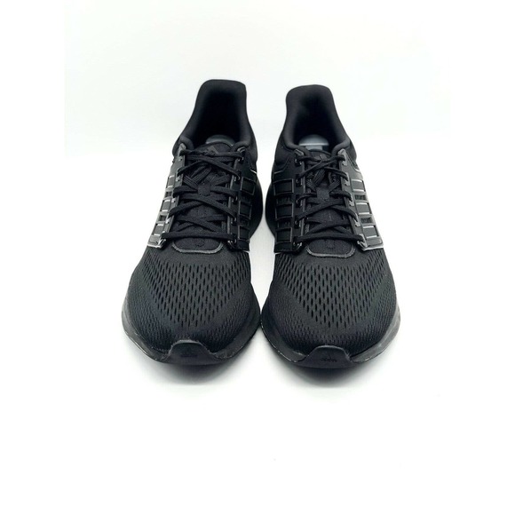 Adidas Men's EQ21 Run Athletic Sneaker Black Trainer Running Gym Training H00521 - Picture 2 of 7